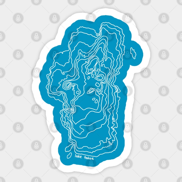 Lake Tahoe Sticker by simplistictees